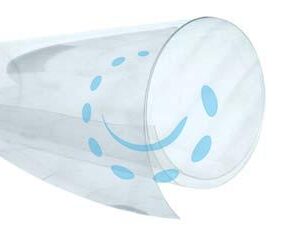 VETRO SINTETICO IN ROTOLO IN FOGLIA PET - mm.1000x0,25, rotolo mt 100 - Marca - Cod: 330626