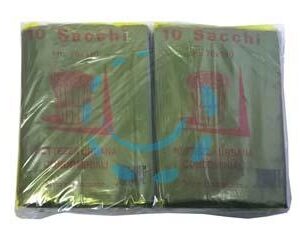 SACCO CONDOMINIALE RINFORZATO NERO PZ.10 - cm.70x110 gr.75 - Marca CP - Cod: 331265