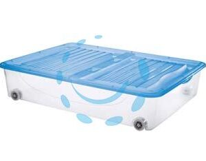 CONTENITORE "DODO'S STOCK-BOX" CON COPERCHIO E RUOTE - cm.79x59x17,3h. lt.56 - Marca TONTARELLI - Cod: 333399