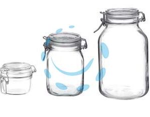 VASO VETRO FIDO ERMETICO - ø mm.83 ml.125 - Marca BORMIOLI - Cod: 334792