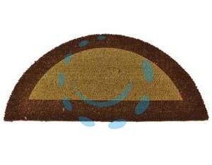 ZERBINO ECOCO SEMICERCHIO CM.40X80 MARRONE SPESSORE MM.18 - cm.40x80, spessore mm.18 - Marca - Cod: 336109