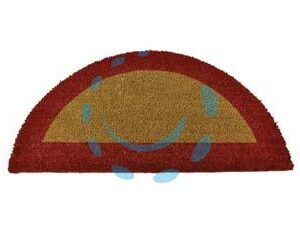 ZERBINO ECOCO SEMICERCHIO CM.40X80 ROSSO SPESSORE MM.18 - cm.40x80, spessore mm.18 - Marca  - Cod: 336116