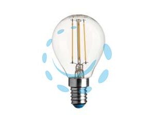 LAMPADA FILO LED SFERA STICK E14 - 4.5w - 2700°K calda - 470 lm - 45x80h - Marca AIRAM - Cod: 256612
