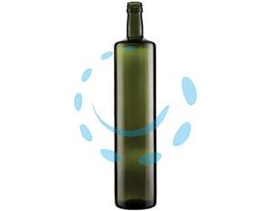 BOTTIGLIA DORICA CILINDRICA PER OLIO VERDE - capacità lt.0,25 - tappo 31,5 - Marca  - Cod: 341301