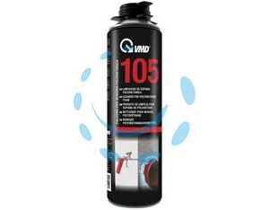 PULITORE PER SCHIUMA POLIURETANICA SPRAY ML.500 "105" - ml.500 in bomboletta spray - Marca VMD - Cod: 341547