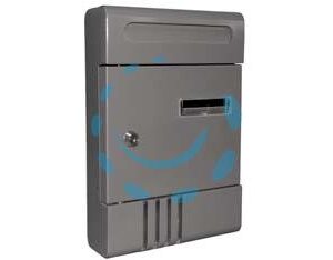 CASSETTA POSTALE IN METALLO PER ESTERNI ANTRACITE - cm.20,5x6,5x29h. - antracite - Marca QUALITY - Cod: 343213