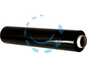 FILM ESTENSIBILE MANUALE NERO - cm.50h. lunghezza mt.150 - spess. My 23 - kg.2,2 - Marca - Cod: 343749