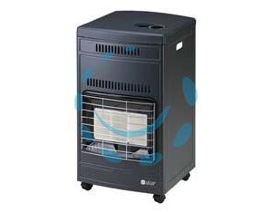 STUFA INFRAROSSI  A GAS GPL VENTILATA 4200W GRIGIA - misure cm.40,5x44,5x77h. peso kg.14,5 - EURO92T - Marca SICAR - Cod: 344449