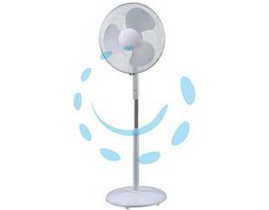 VENTILATORE A PIANTANA CM.40 BASE TONDA  - Marca SYNTESY - Cod: 344937