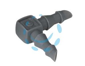 RACCORDO A L PER TUBO DA 3/16" PER MICROIRRIGAZIONE - conf.pz.10 in blister (13126-20) - Marca GARDENA - Cod: 345712