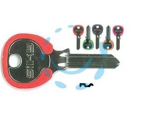 CHIAVI PER CILINDRI OMEC 5 SPINE PICCOLE OC074DZ - OC074DZ DX silky 5 colori assortiti - Marca SILCA - Cod: 347976