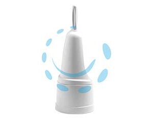 PORTASCOPINO NUOVO STORNO IN POLIPROPILENE BIANCO - ø cm.15x40h. - Marca STEFANPLAST - Cod: 349178