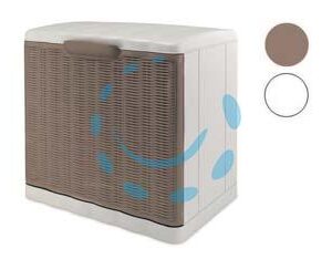 SCARPIERA ELEGANCE IN POLIPROPILENE - cm.40x30x40h. - colore tortora - Marca STEFANPLAST - Cod: 349215