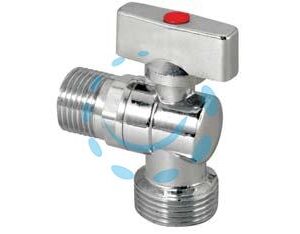 RUBINETTO A SFERA PER LAVATRICE - attacco M 1/2" x 3/4" - Marca  - Cod: 350846
