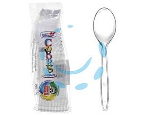 CUCCHIAI TRASPARENTI PZ.20  - Marca DOPLA - Cod: 351812