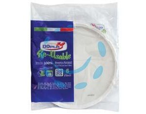 PIATTI PIZZA REUSE BIANCHI CONFEZIONE PZ.6 - ø mm.320 - Marca DOPLA - Cod: 351836
