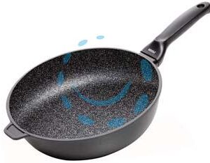 PADELLA ALTA LINEA GRANITO HARD STONE - cm.24 - Marca RISOLI - Cod: 353991