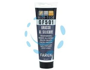 GRASSO AL SILICONE TRASPARENTE GF501 - ml.125 - Marca FAREN - Cod: 356800