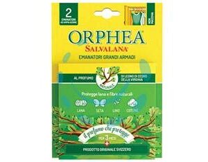 SALVALANA EMANATORI PER GRANDI ARMADI AL PROFUMO DI LEGNO DI CEDRO - pz.2 - Marca ORPHEA - Cod: 359283