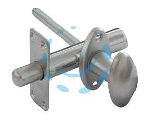 CATENACCIO A CREMAGLIERA DA INFILARE IN OTTONE CROMO SATINATO - ø mm.17x80 - Marca  - Cod: 360128