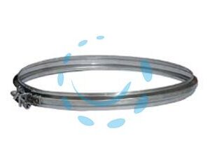 FASCETTE BLOCCAGGIO ACCIAIO INOX AISI 304 MONOPARETE SPESSORE MM.0,5 - ø mm.80 - Marca - Cod: 364447