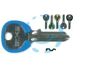 CHIAVI PER CILINDRI UNIVERSAL 4 SPINE GRANDI UL052DZ1 - UL052DZ1 DX silky 5 nuovi colori assortiti - Marca SILCA - Cod: 364898