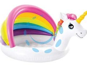 PISCINA GONFIABILE UNICORNO 1-3 ANNI - ø cm.127x102x69 - peso kg.1,75 (57113) - Marca INTEX - Cod: 373449