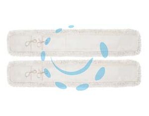 RICAMBIO FRANGIA COTONE PER SCOPA A FORBICE PZ.2 - cm.105x20 (18014) - Marca APEX - Cod: 391993