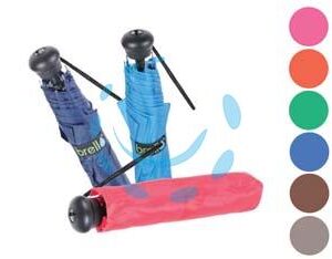 OMBRELLO PIEGHEVOLE MINI AUTOMATICO 8 STECCHE IN FIBRA TINTA UNITA - colori assortiti - Marca  - Cod: 392198