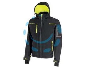 GIACCA SPACE BLACK CARBON - tg.M - Marca U-POWER - Cod: 392402