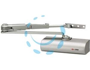 CHIUDIPORTA AEREI MULTIFORZA CON ARRESTO C1416 - alluminio 097 (C141603097) - Marca CISA - Cod: 394338
