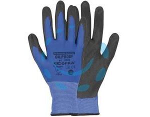 GUANTI DA LAVORO OIL PROOF IN NITRILE - tg.L - Marca COFRA - Cod: 399081