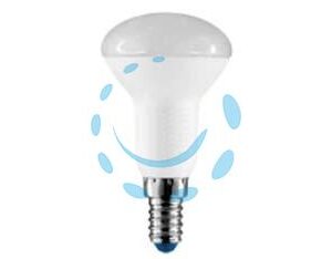 LAMPADA FARETTO LED REFLEX OPALE - 4,9w - E14 - 2700°K calda -470 lm - 120° - Marca MAXIMUS - Cod: 403733