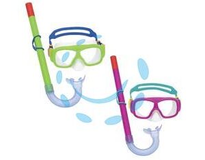 MASCHERA MARE E BOCCAGLIO SNORKELING "FREESTYLE"  PER RAGAZZI +7 ANNI - (art.24035) - Marca BESTWAY - Cod: 403948
