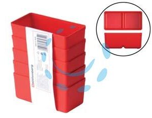 VASCHETTA PORTAMINUTERIA UNITE SET PEZZI 5 KBS115 - mm.110x55x55h. - Marca KISTENBERG - Cod: 408684