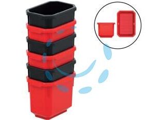 VALIGETTA PORTAMINUTERIA TITAN SET PEZZI 6 - mm.110x75x95h. art.KTIS11 - Marca KISTENBERG - Cod: 408707