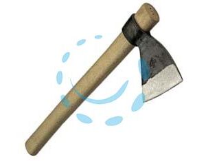 SCURE TIPO GENOVA RINALDI ART.314 - misura 00 - gr.400 - manico in legno cm.45 - Marca RINALDI - Cod: 410434