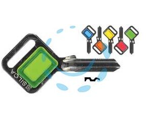 CHIAVI PER CILINDRI UNIVERSAL 5 SPINE PICCOLE UL058FZ - UL058FZ DX taggy 5 colori assortiti - Marca SILCA - Cod: 410557