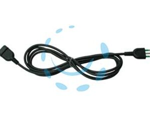 PROLUNGA ELETTRICA LINEARE 3X0,75 NERA - mt.3 - Marca FANTON - Cod: 418034