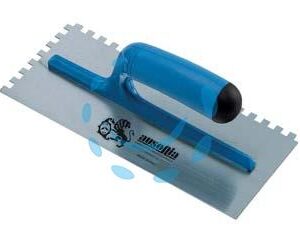 FRATTONE DENTATO PER COLLA IN ACCIAIO CON MANICO IN ABS - cm.28x12 - 42088 - Marca AUSONIA - Cod: 426749