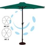 - ø cm.300 palo ø mm.48 a 6 stecche - Cod: 449694 - 1 pz
