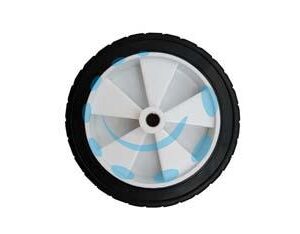 RUOTA PER CARRELLO PORTACASSE PIENA MM.150 - ø mm.150x40 - ø foro mm.12 - interasse mm.55 - Marca ALTE - Cod: 428736