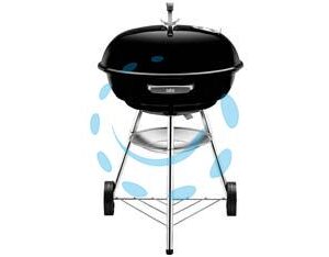 BARBECUE COMPACT KETTLE A CARBONE CM.57 - dimen. con coperchio chiuso cm.56x63x98h. - Marca WEBER - Cod: 433105
