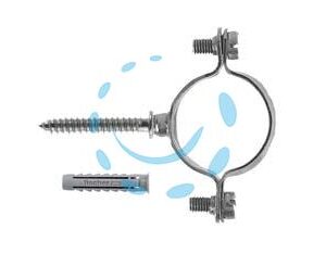 COLLARINI PER TUBO IN ACCIAIO ZINCATO "CZV" - ø mm.12 - Marca FISCHER - Cod: 437431