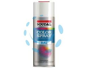 COLOR SPRAY SMALTO ACRILICO SPRAY - ml.400 - nero profondo RAL 9005 lucido (155517) - Marca SOUDAL - Cod: 445313