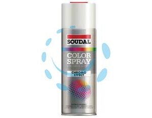 COLOR SPRAY CHROMO EFFECT SMALTO ACRILICO EFFETTO CROMATO SPRAY - ml.400 - oro antico (155563) - Marca SOUDAL - Cod: 445740