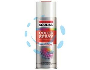 COLOR SPRAY ALTE TEMPERATURE SMALTO SPRAY - ml.400 - bianco opaco (156121) - Marca SOUDAL - Cod: 445832