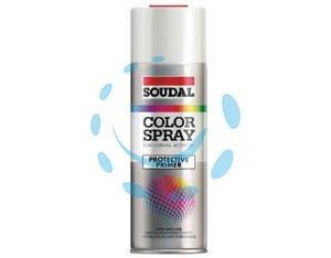 COLOR SPRAY PROTECTIVE PRIMER ANTIRUGGINE SPRAY - ml.400 - grigio (155598) - Marca SOUDAL - Cod: 445870