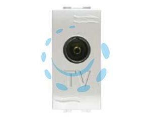PRESA TV/SAT COASSIALE "AQUA" - ø mm.9,5 diretta (7658) - Marca MARLANVIL - Cod: 447140
