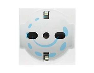 PRESA SICUREZZA SCHUKO TRIVALENTE "AQUA" - 2 poli+terra 10/16 SCHUKO c/sicurezza (7648.I) - Marca MARLANVIL - Cod: 447188